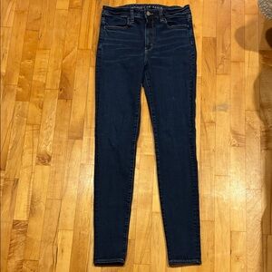 American Eagle Outfitters Women's Dark Blue Jeggings
